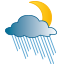 Fortes averses de pluie avec éclaircies Fortes averses de pluie avec éclaircies