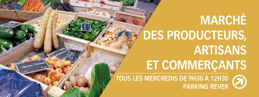 VOTRE NOUVEAU MARCHÉ HEBDOMADAIRE TOUS LES MERCREDIS VOTRE NOUVEAU MARCHÉ HEBDOMADAIRE TOUS LES MERCREDIS