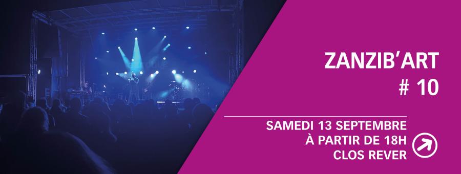 Le 13 septembre 2025 ZANZIB’ART revient pour sa 10ème édition !