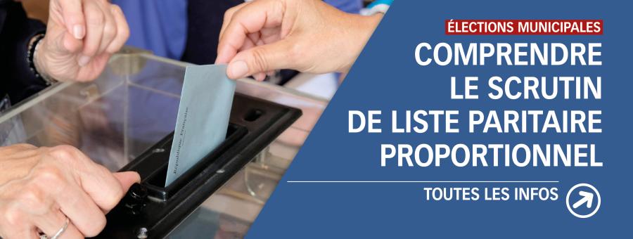 Elections municipales : comprendre le scrutin de liste paritaire proportionnel