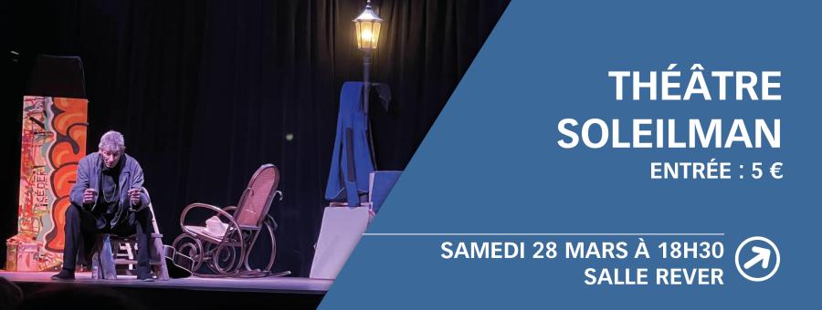 Théâtre SOLEILMAN à Conteville le 28 mars 2026