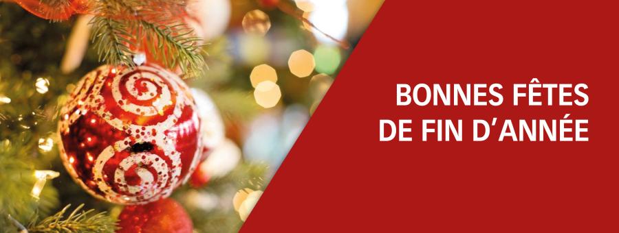 Bonnes Fêtes de fin d'année