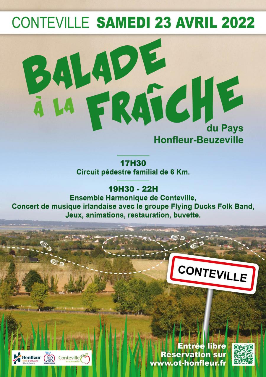 Balade à la fraîche à Conteville 23 avril 2022