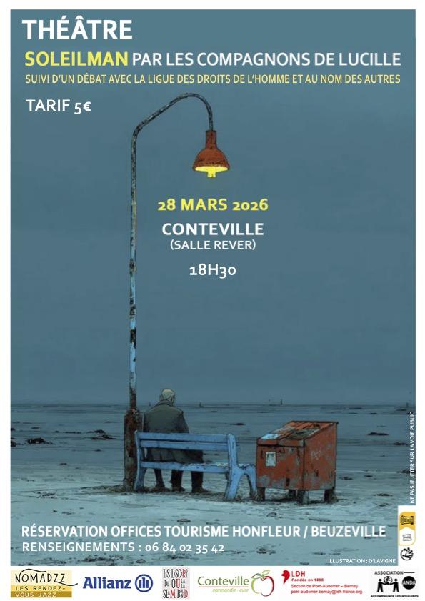 Théâtre SOLEILMAN à Conteville le 28 mars 2026