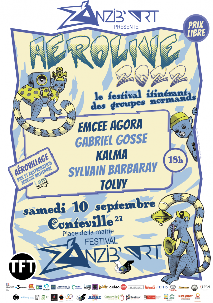AEROLIVE dans le cadre du Festival Zanzib'Art à Conteville